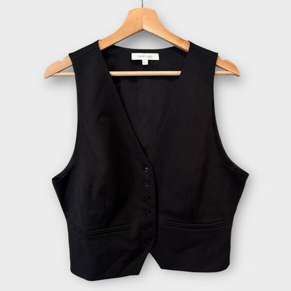 FAVORITE DAUGHTER The Favorite Vest In Black Size XL - Picture 6 of 12